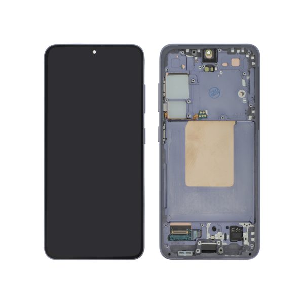 Ecrã Display para Samsung Galaxy S24 (S921B) Índigo (Com Frame) - OEM ReLife
