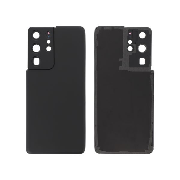 Tampa Traseira para Samsung Galaxy S21 Ultra 5G (Preta)