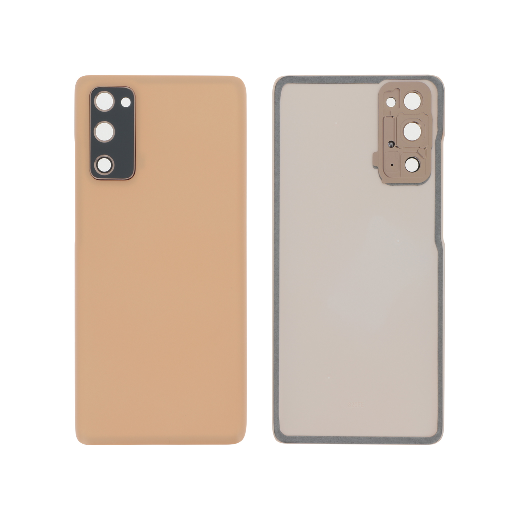 3667075041757-0000 Tampa Traseira para Samsung Galaxy S20 FE / S20 FE 5G - Laranja - Image 1