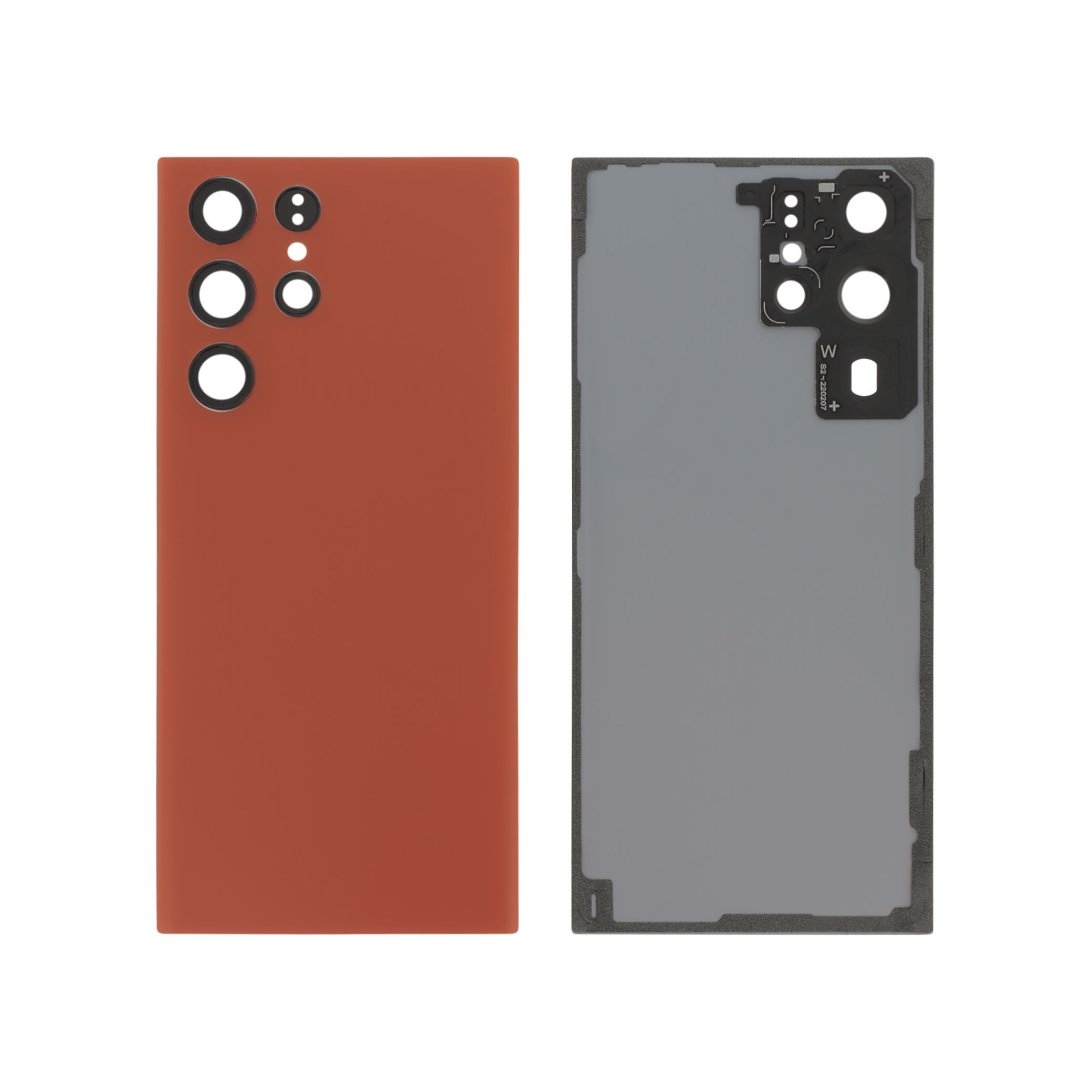 3667075041986-0000 Tampa Traseira Vermelha para Samsung Galaxy S22 Ultra (S908B) - Image 1