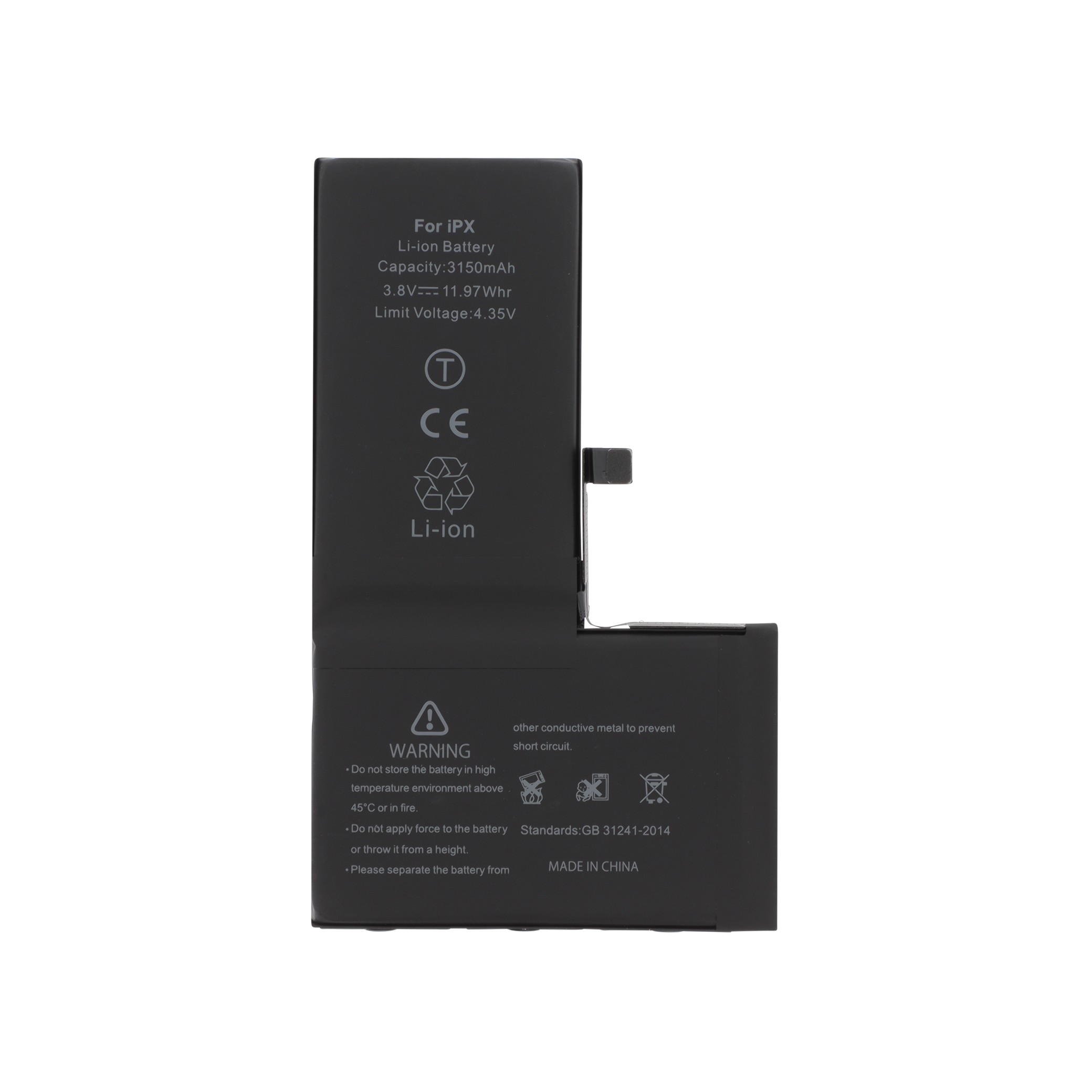 3667075049463-0000 Bateria para iPhone X Alta Capacidade (Ti) - Image 1
