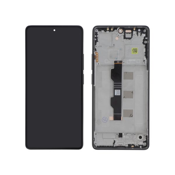 Ecrã Display para Xiaomi Redmi Note 13 Pro 4G - Preto (Com Frame)