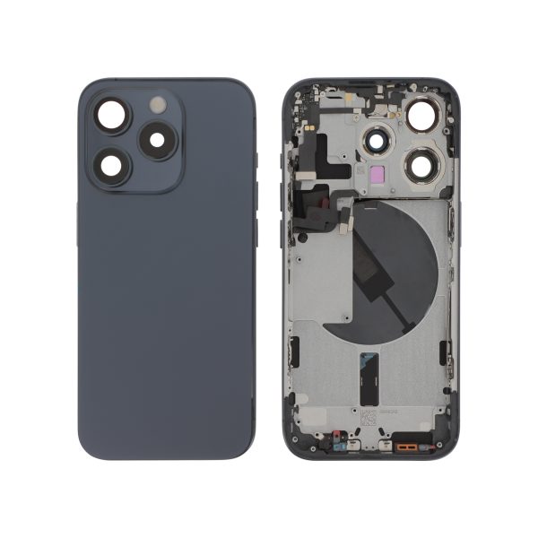 Frame Central para iPhone 15 Pro (Titânio Azul)