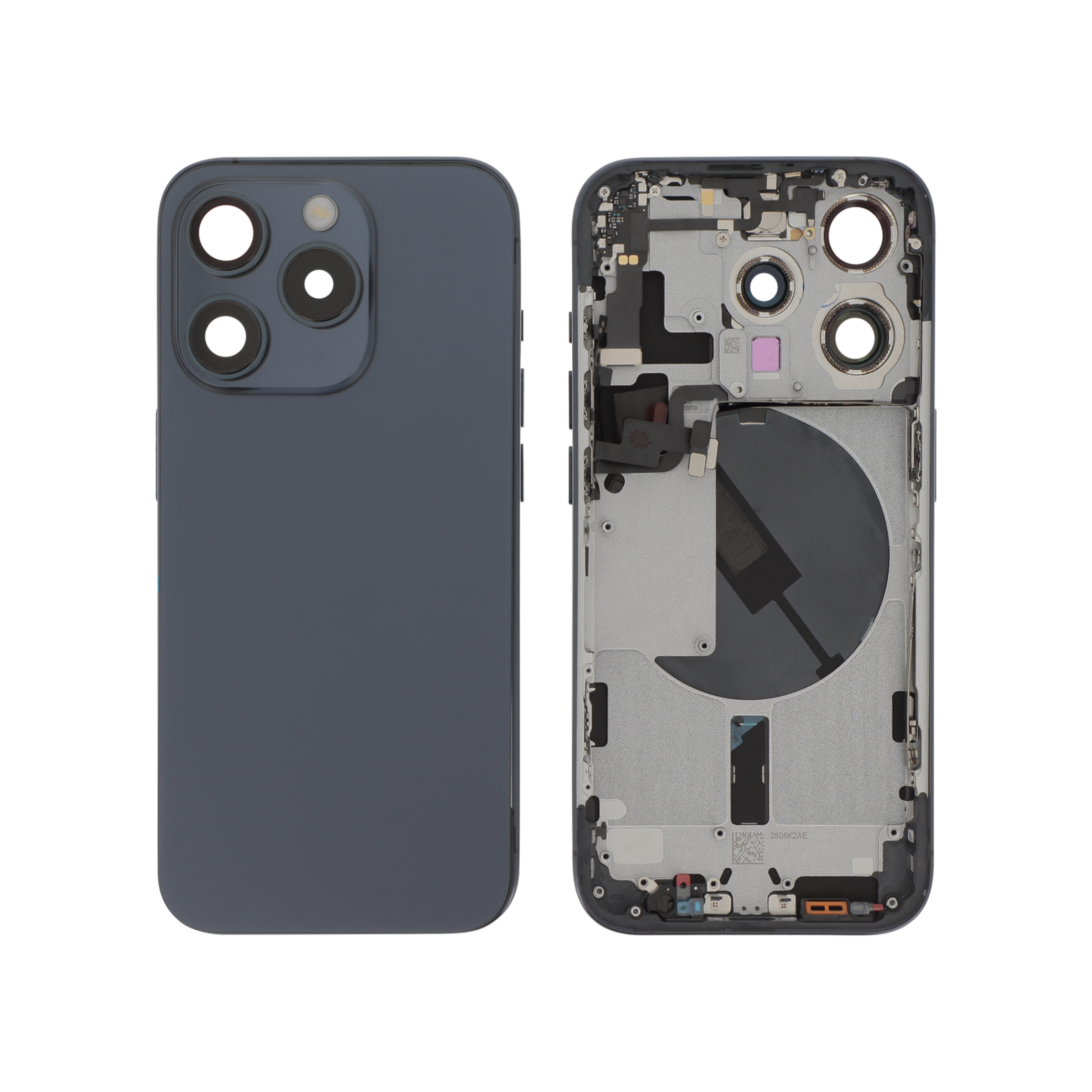3667075095873-0000 Frame Central para iPhone 15 Pro (Titânio Azul) - Image 1