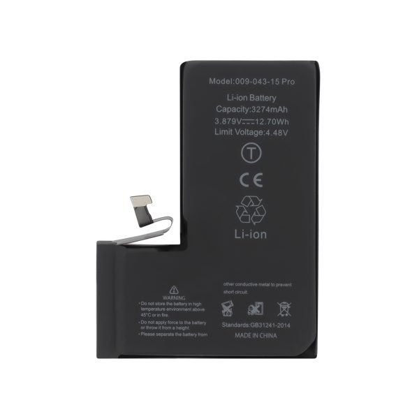 Bateria para iPhone 15 Pro (Ti) - Compatível