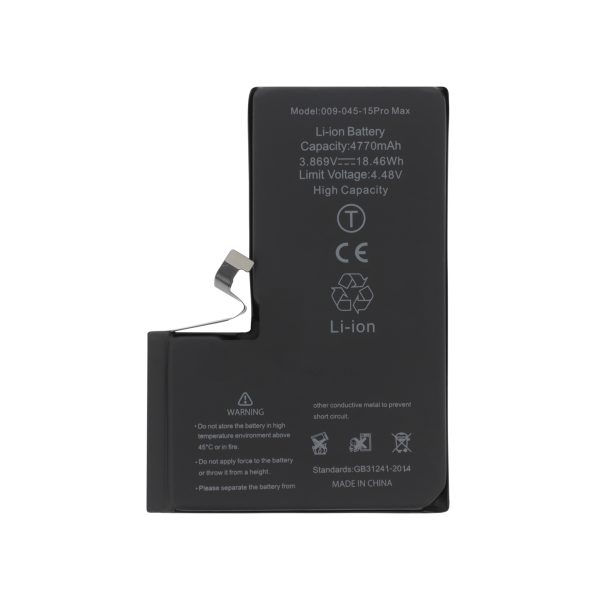 Bateria para iPhone 15 Pro Max Alta Capacidade (Ti)