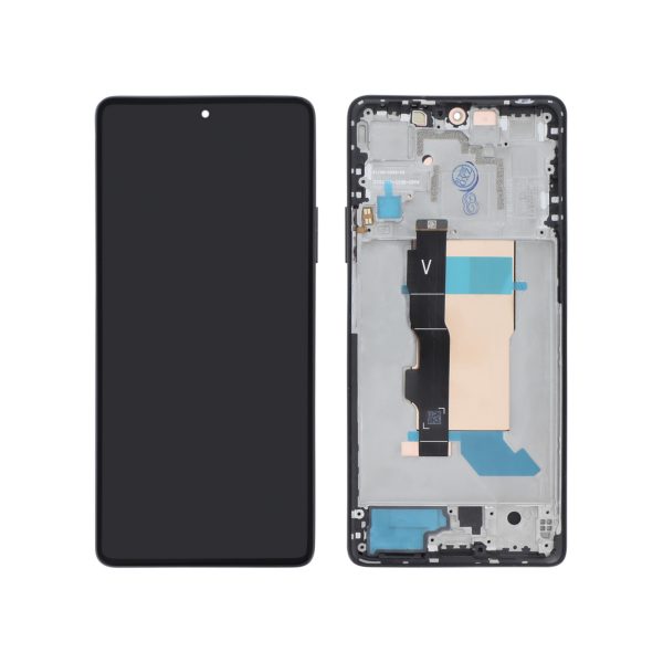 Ecrã Display completo Preto para Xiaomi Poco F5 (Com Frame) - OEM ReLife
