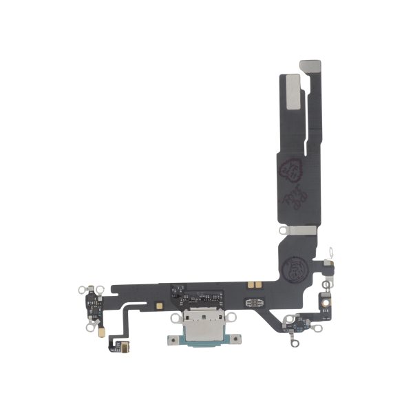 Flex do Conector de Carga Turquesa para iPhone 16 - OEM ReLife