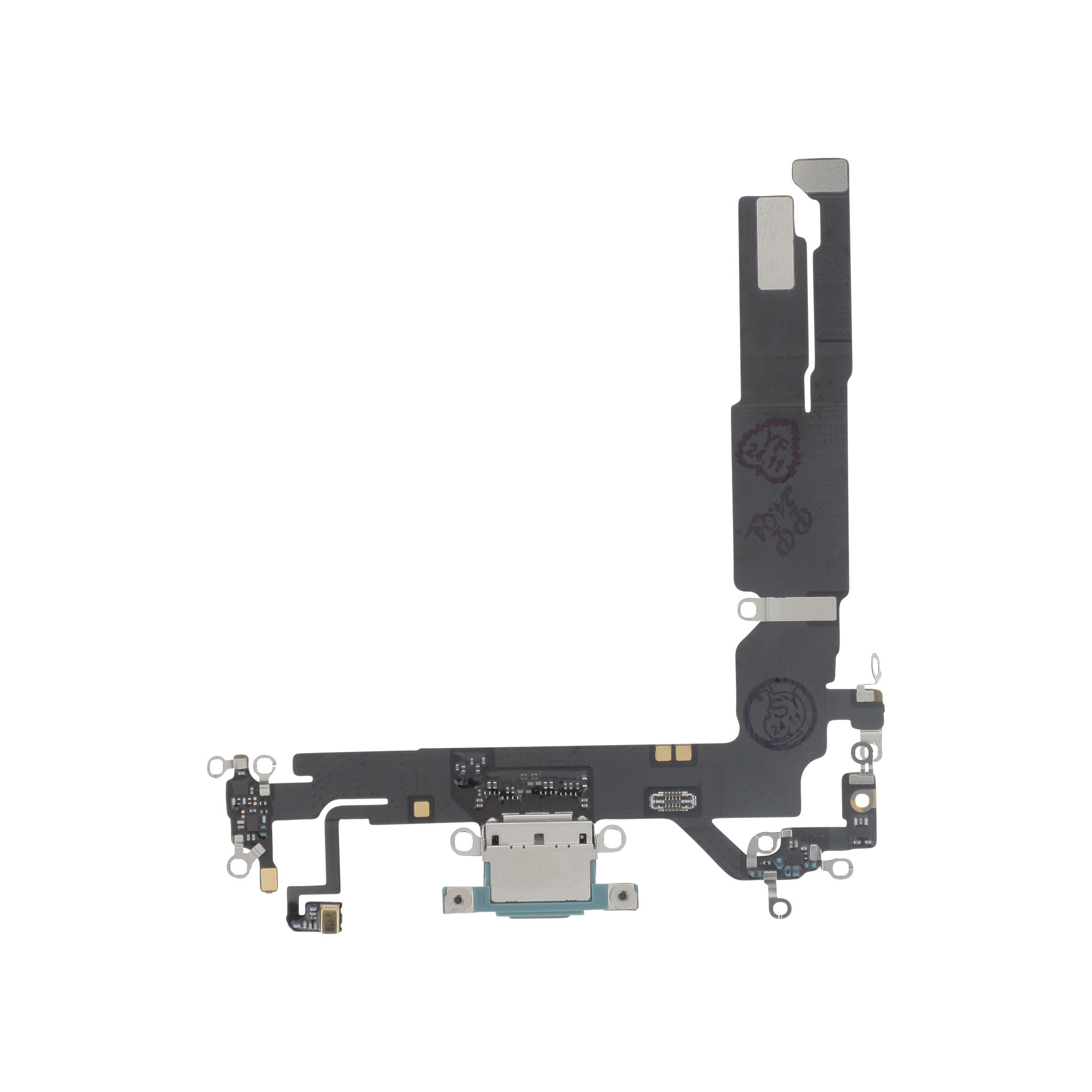 3667075102922-0000 Flex do Conector de Carga Turquesa para iPhone 16 - OEM ReLife - Image 1