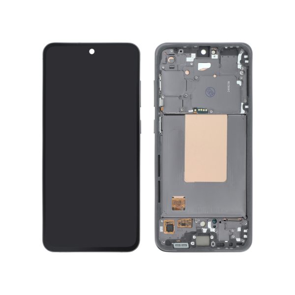 Ecrã Display para Samsung Galaxy S24 FE (S721B) Preto com Frame - OEM ReLife