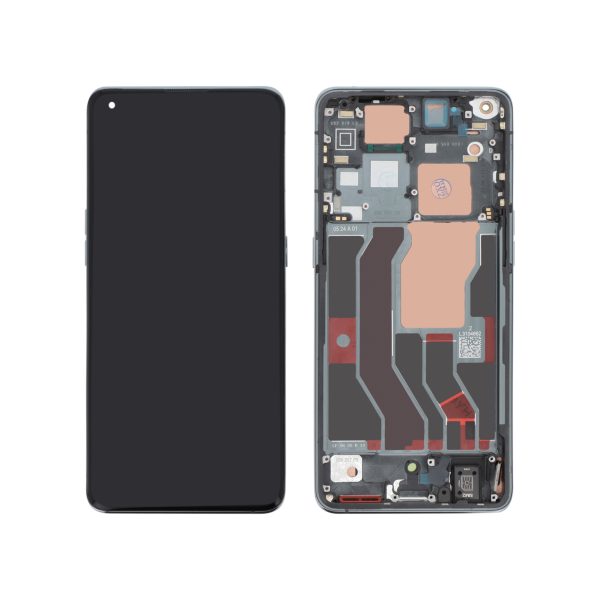 Ecrã Display Preto para Oppo Find X3 Pro (Com Frame) - OEM ReLife