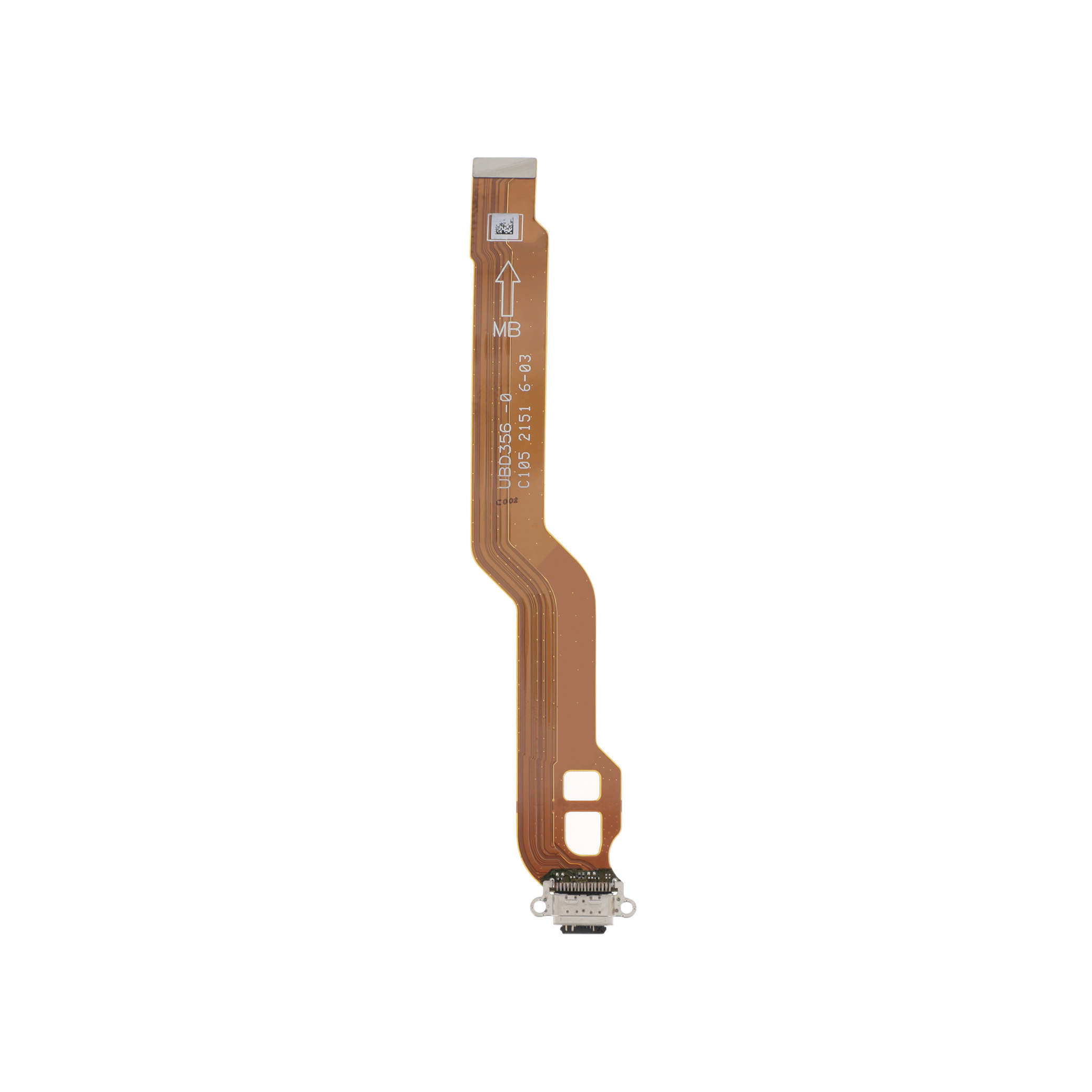 3667075108702-0001 Flex do conector de carga para OPPO Find X3 Neo - OEM ReLife - Image 1