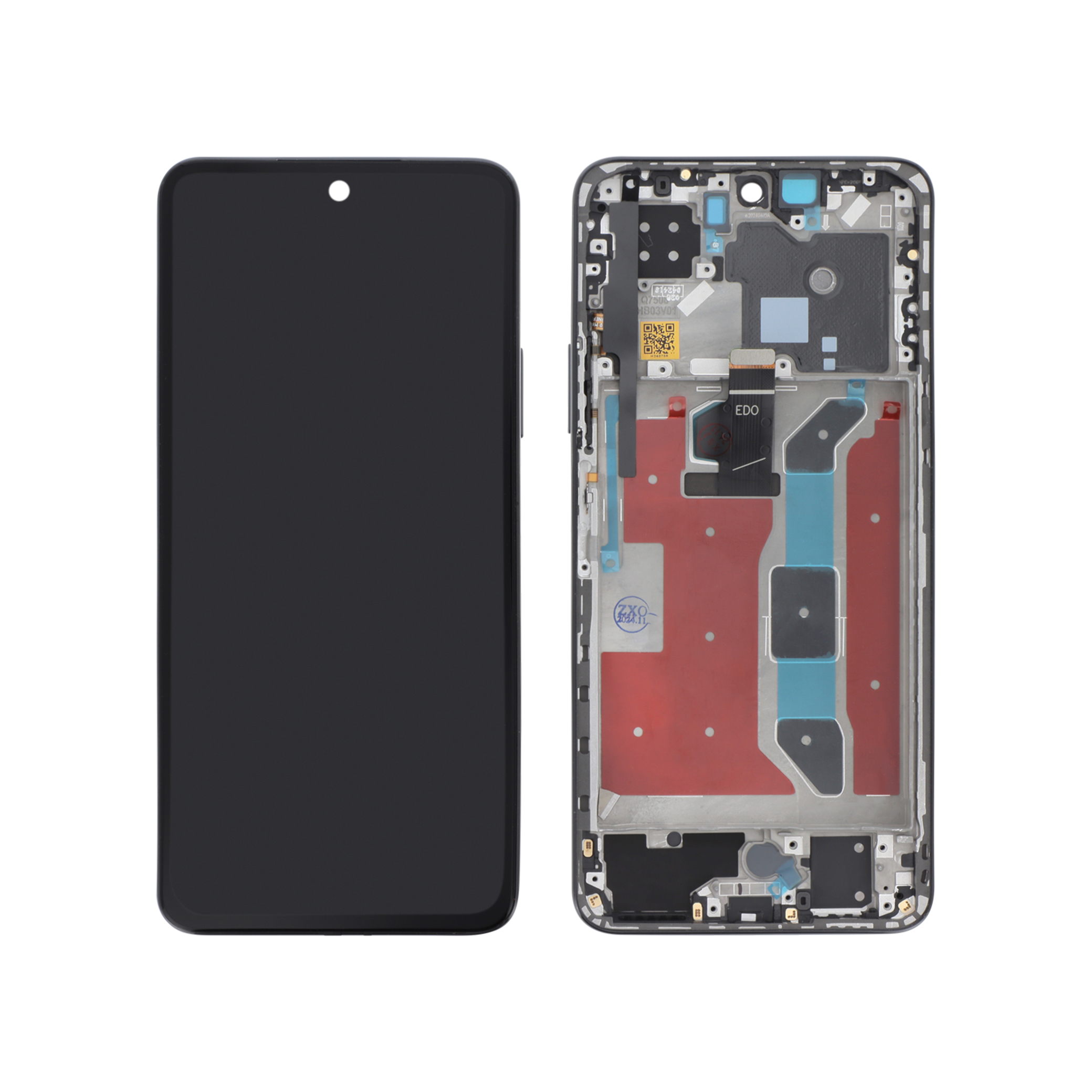 3667075109259-0000 Ecrã Display Preto para Huawei Nova 12 SE (Com Frame) - OEM ReLife - Image 1