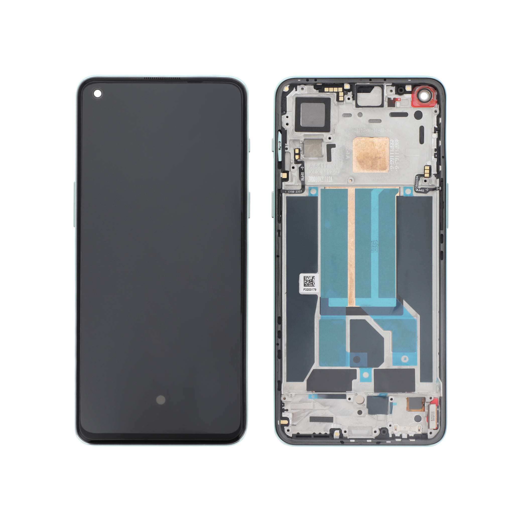 3667075120438-0000 Ecrã Display completo para OnePlus Nord 2 5G Verde (SERVICE PACK) - Image 1