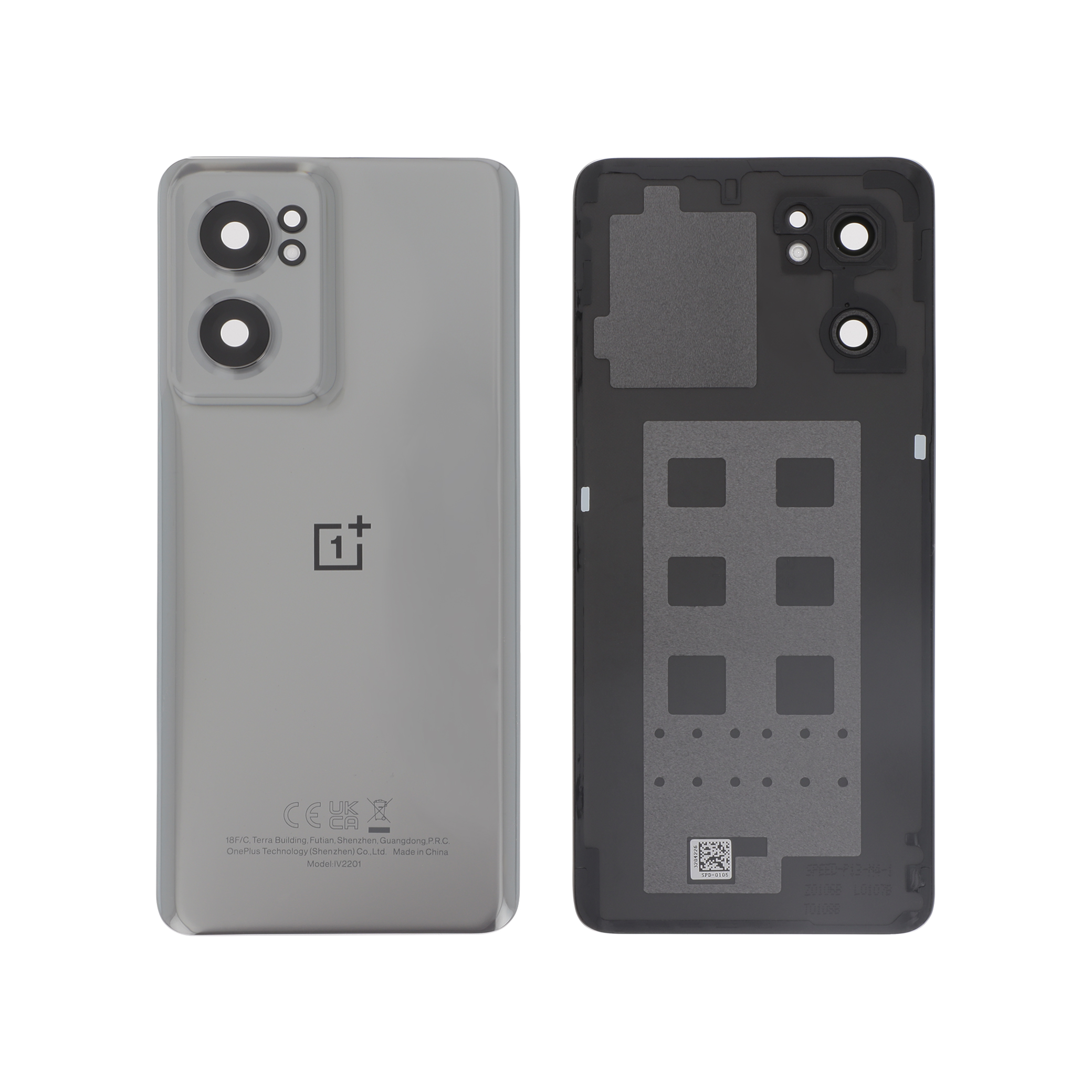 3667075120704-0000 Tampa Traseira para OnePlus Nord CE 2 5G — Cinzenta (SERVICE PACK) - Image 1
