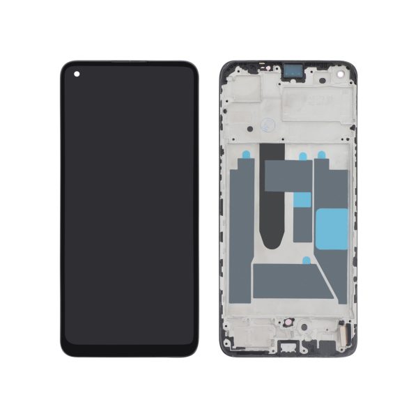 Ecrã Display OLED Preto para Realme 9 4G (Com Frame)