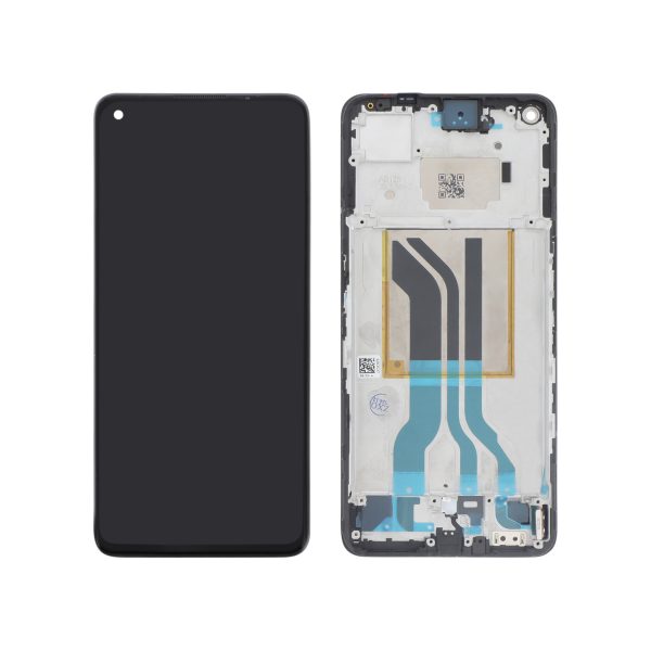 Ecrã Display completo Preto para Realme GT 2 (Com Frame) - OEM ReLife