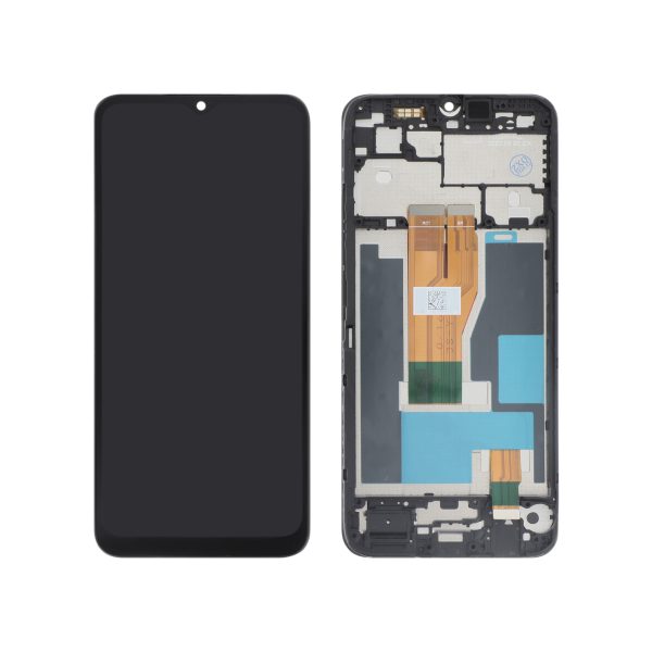 Ecrã Display Completo Preto para Realme C30 (Com Frame)