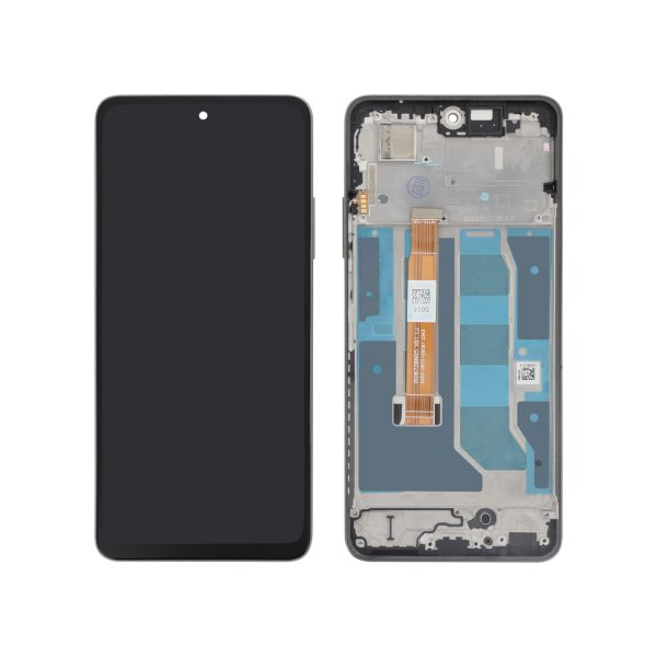 Ecrã Display para Realme C67 Preto (Com Frame) - OEM ReLife