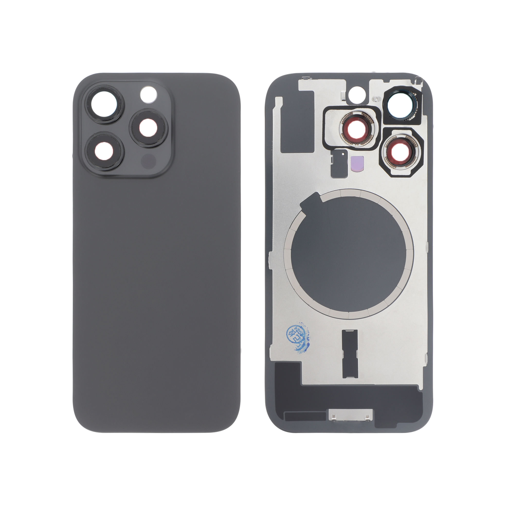 3667075129790-0000 Tampa Traseira para iPhone 16 Pro Preta Titânio - Image 1