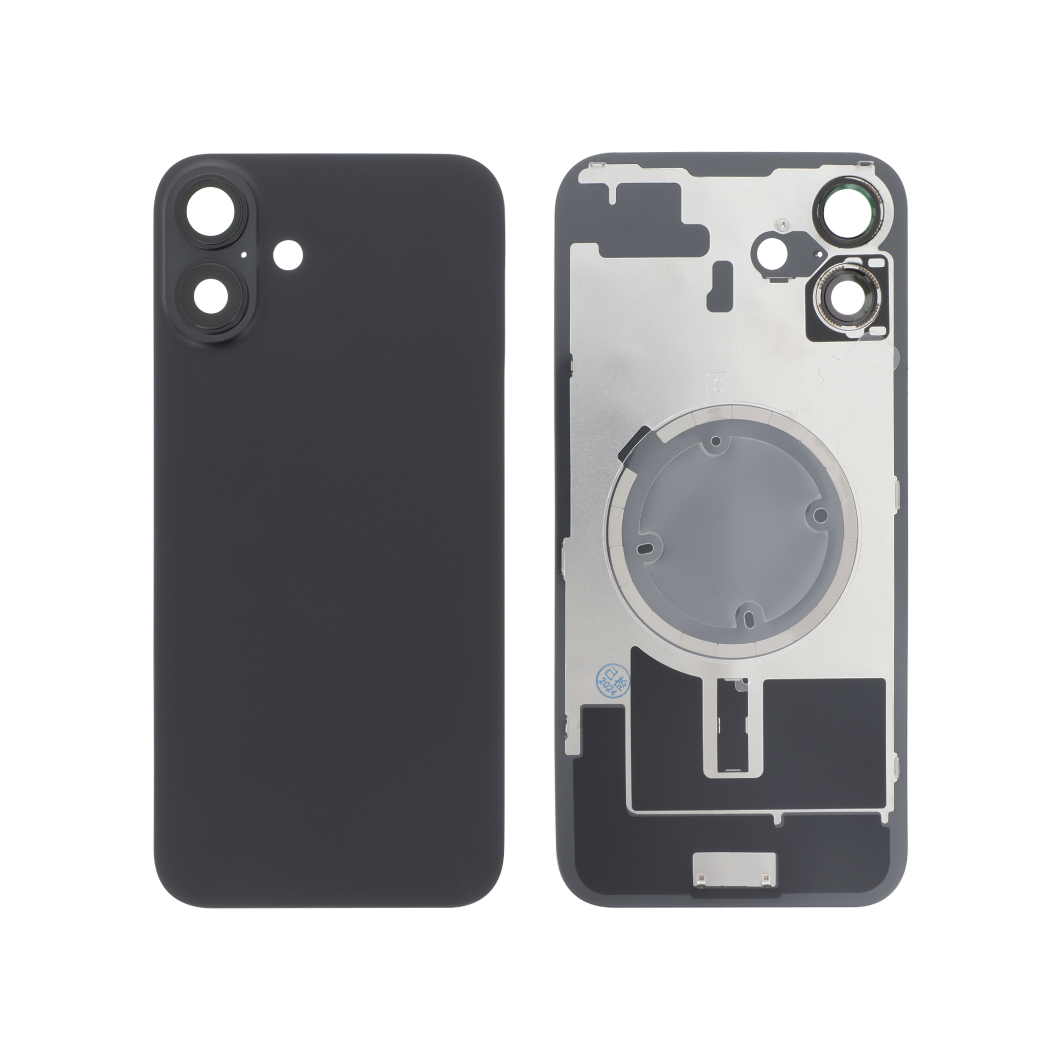 3667075129899-0000 Tampa Traseira para iPhone 16 Plus Preta - Image 1