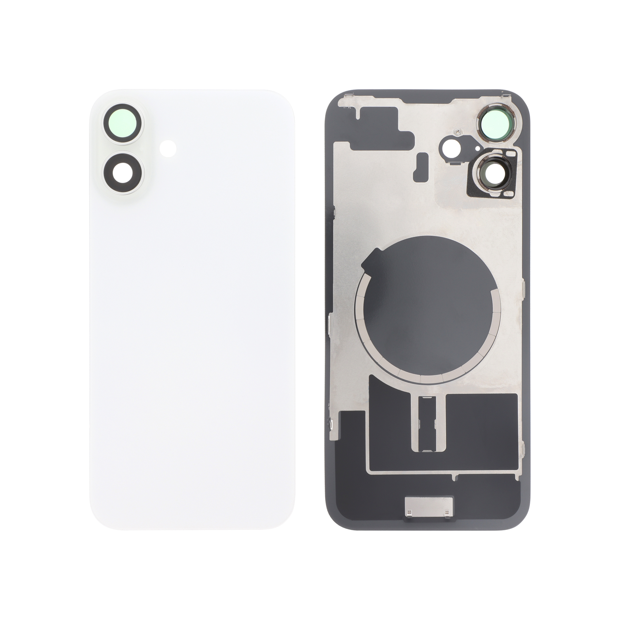 3667075129905-0000 Tampa Traseira Branca para iPhone 16 Plus (com MagSafe) - Image 1