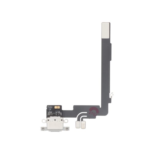 Flex do Conector de Carga para iPhone 16 Pro Max Branco Titânio - OEM ReLife