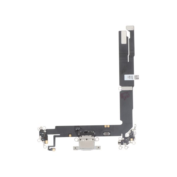 Flex do Conector de Carga para iPhone 16 Plus Branco - OEM ReLife