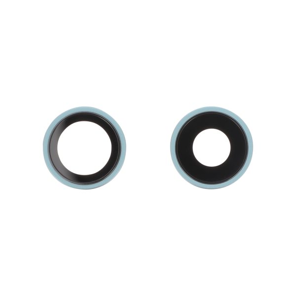 Vidro da Lente da Câmara Traseira com Frame para iPhone 16/16 Plus (Azul-petróleo) - OEM ReLife