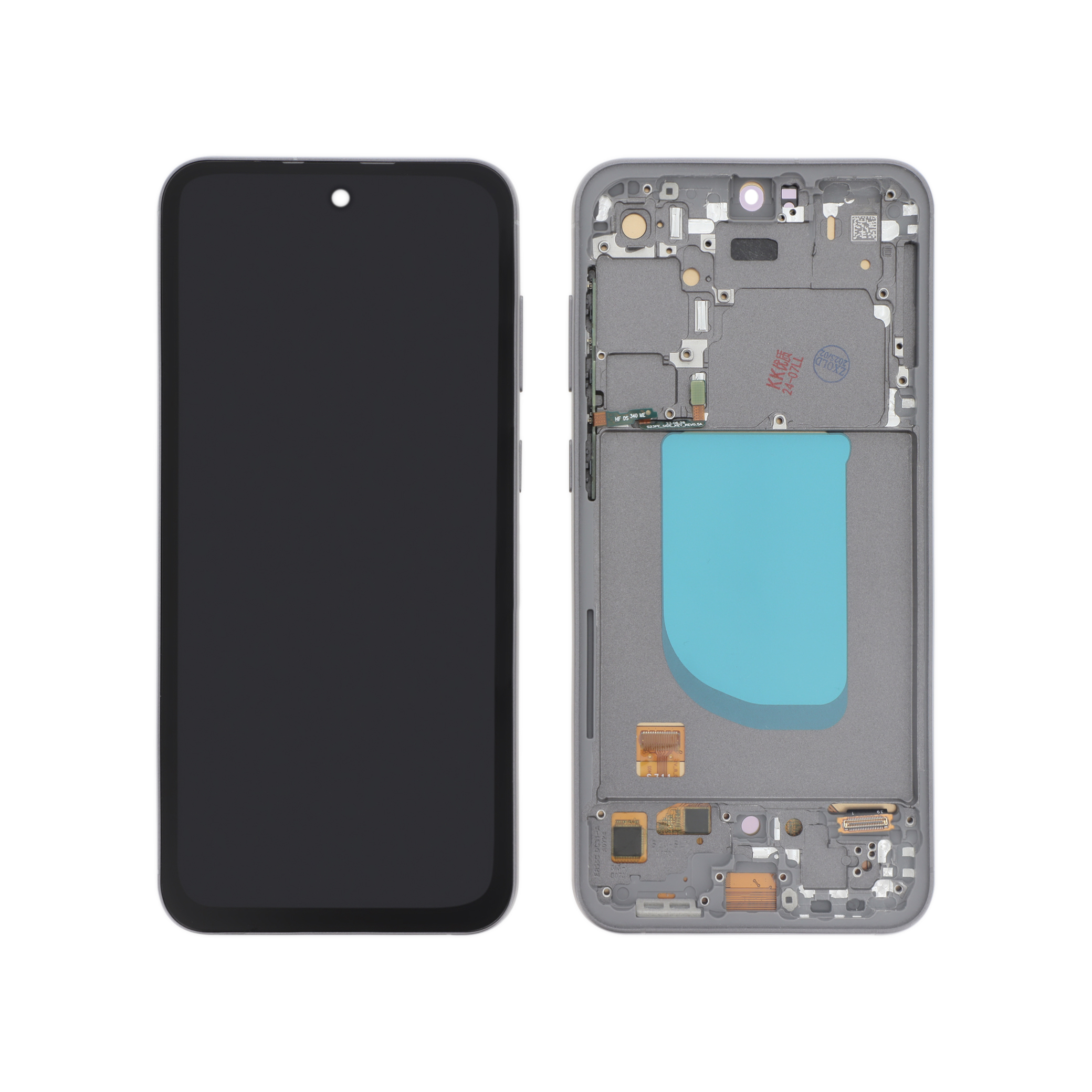 3667075147817-0000 Ecrã Display OLED grafite para Samsung Galaxy S23 FE (S711B) - com Frame - Image 1