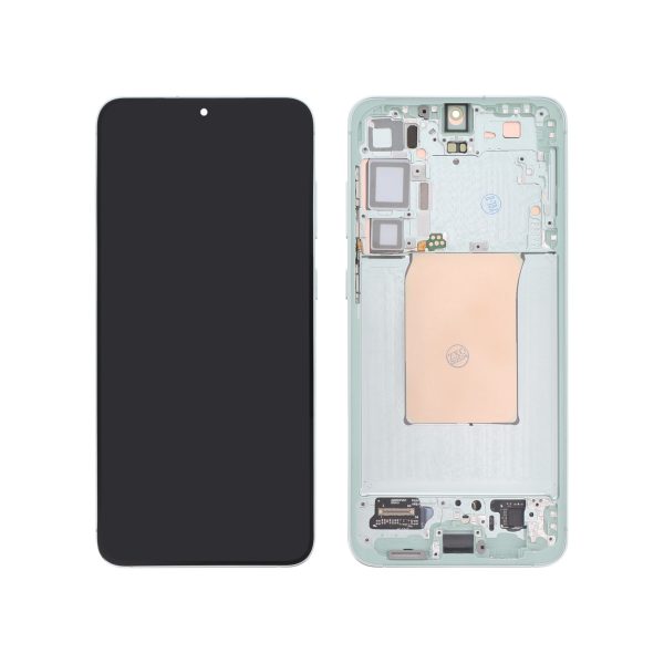 Ecrã Display Verde Menta para Samsung Galaxy S25+ (S936B) (Com Frame) - OEM ReLife