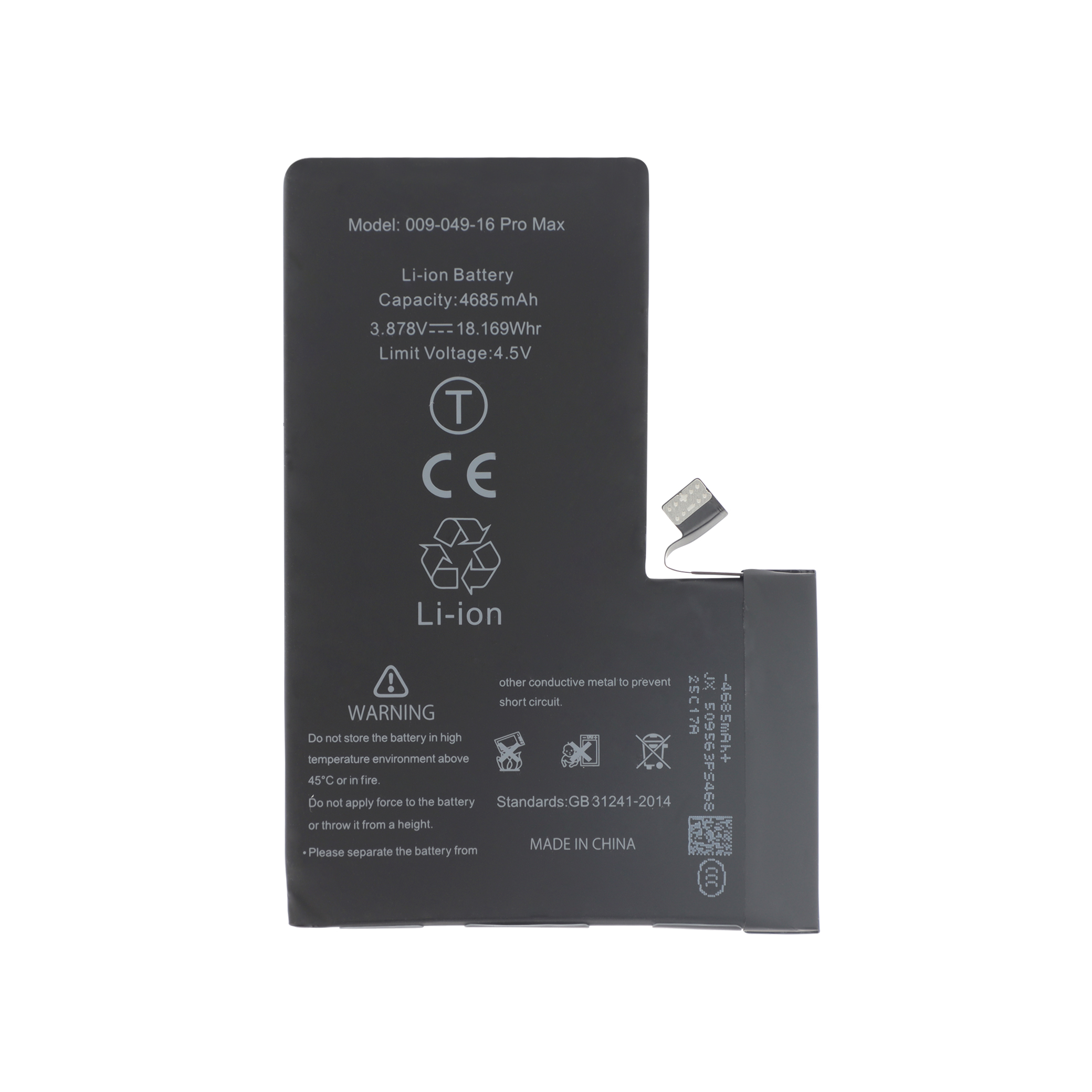 3667075164685-0001 Bateria para iPhone 16 Pro Max (Ti) - Compatível - Image 1