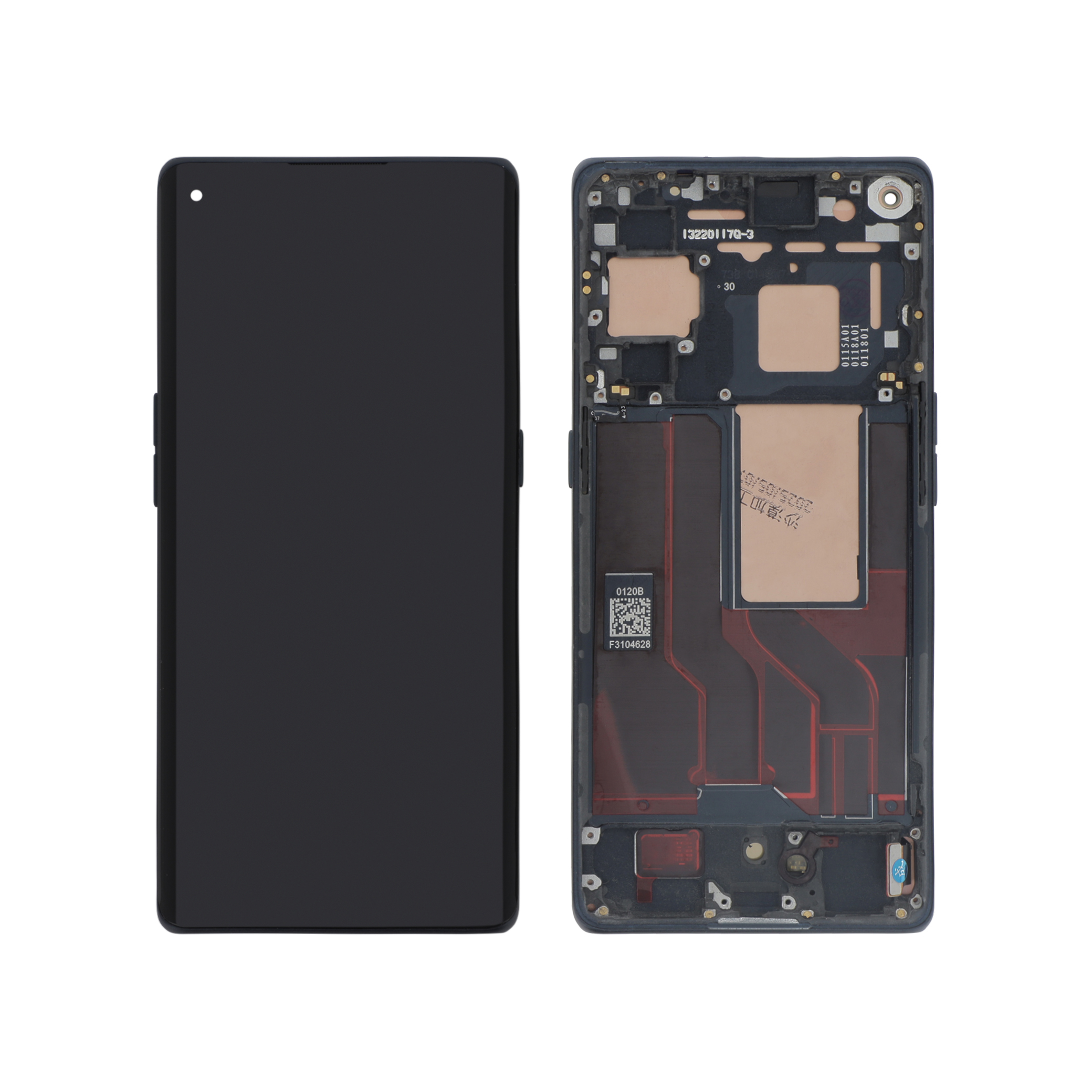 3667075165705-0000 Ecrã Display Preto para Oppo Find X3 Neo - OEM ReLife - Image 1
