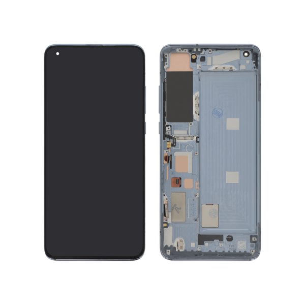 Ecrã Display OLED Cinzento para Xiaomi Mi 10 Pro (Com Frame)