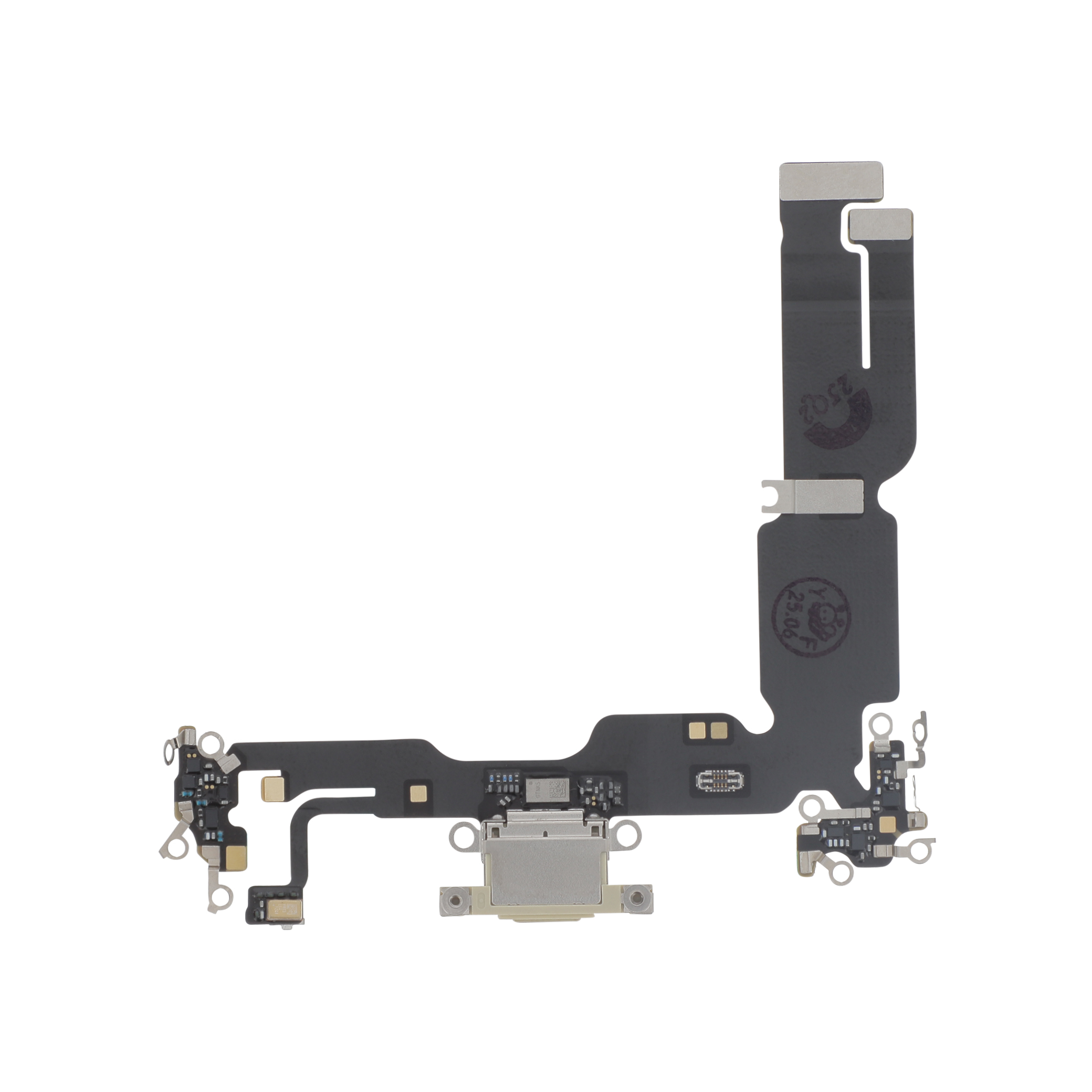 3667075188506-0000 Flex do Conector de Carga para iPhone 15 Plus (Amarelo) - OEM ReLife - Image 1