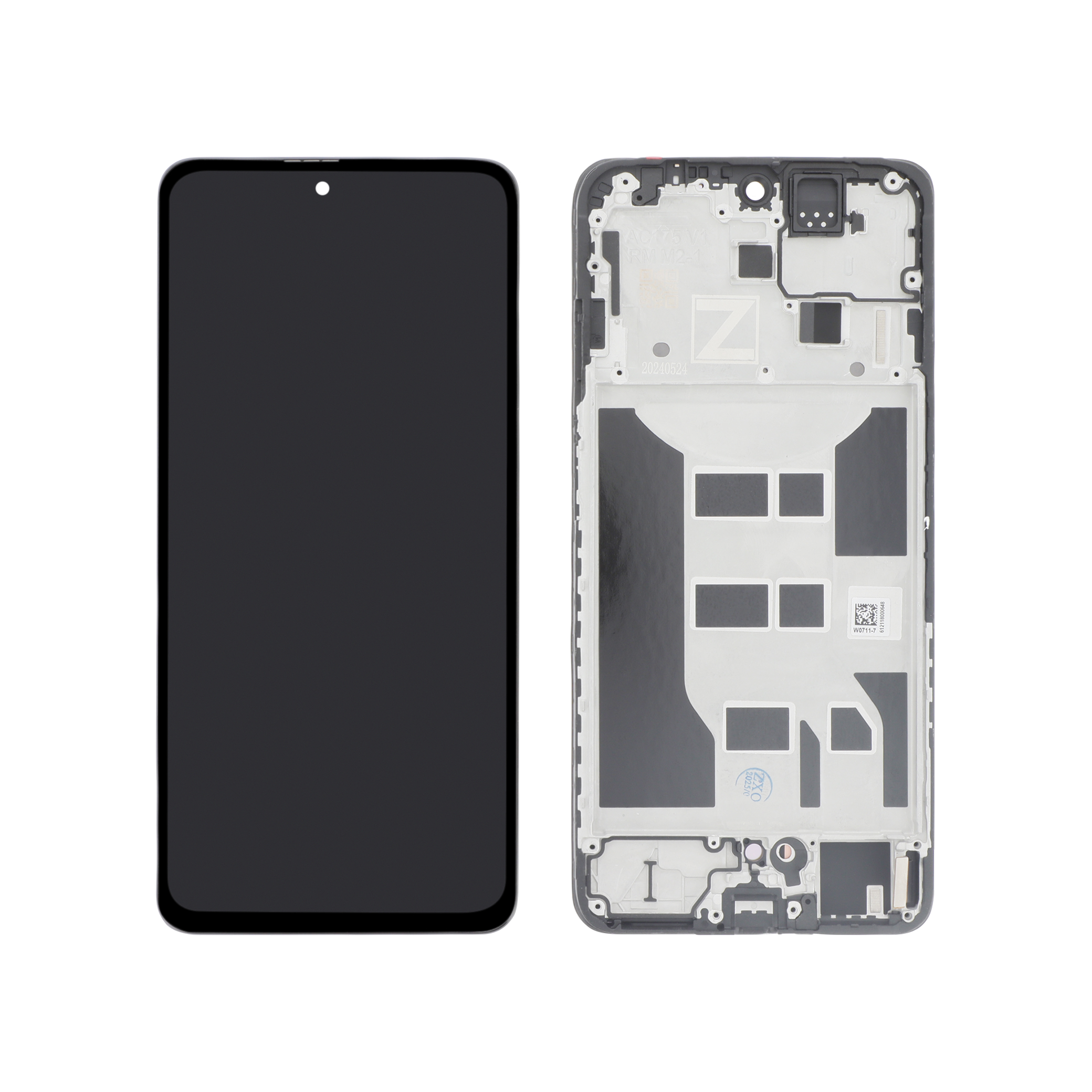 3667075190691-0000 Ecrã Display para Oppo Reno12 FS 5G - Preto OLED (Com Frame) - Image 1