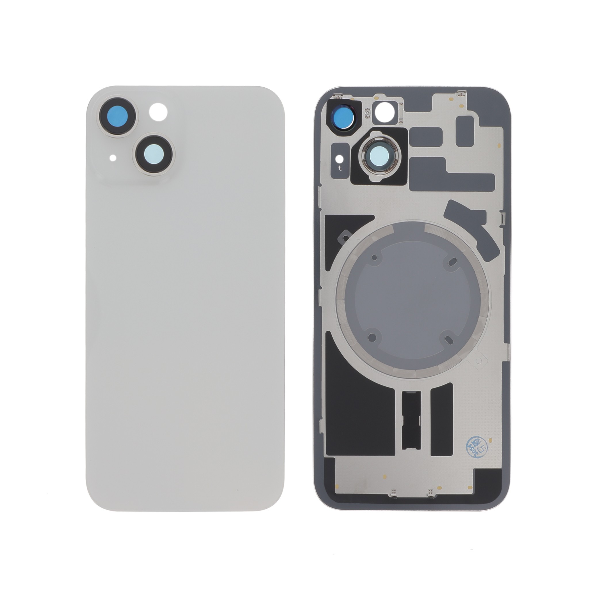 3667075194415-0000_1 Tampa Traseira para iPhone 14 Completa Branca Estelar - Image 1