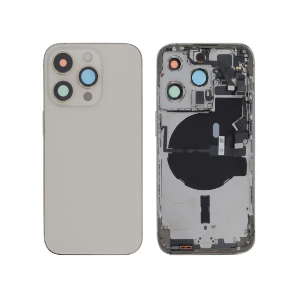 Tampa Traseira Completa Dourada para iPhone 14 Pro