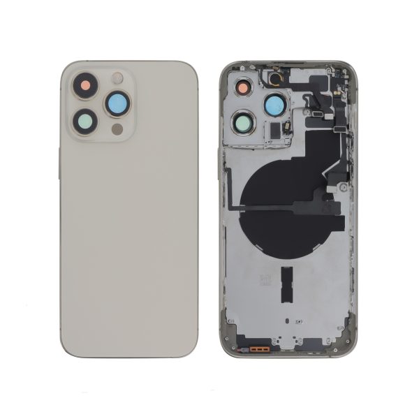 Tampa Traseira Completa Dourada para iPhone 14 Pro Max