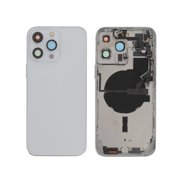 Tampa Traseira Completa Prateada para iPhone 14 Pro Max (com MagSafe)
