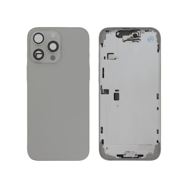 Frame Central para iPhone 16 Pro Max (Titânio Natural)