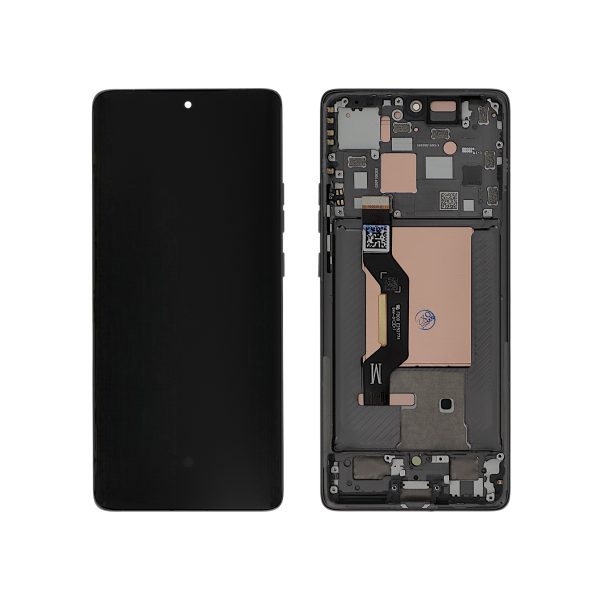 Ecrã Display Cinzento para Motorola Edge 50 (Com Frame) - OEM ReLife