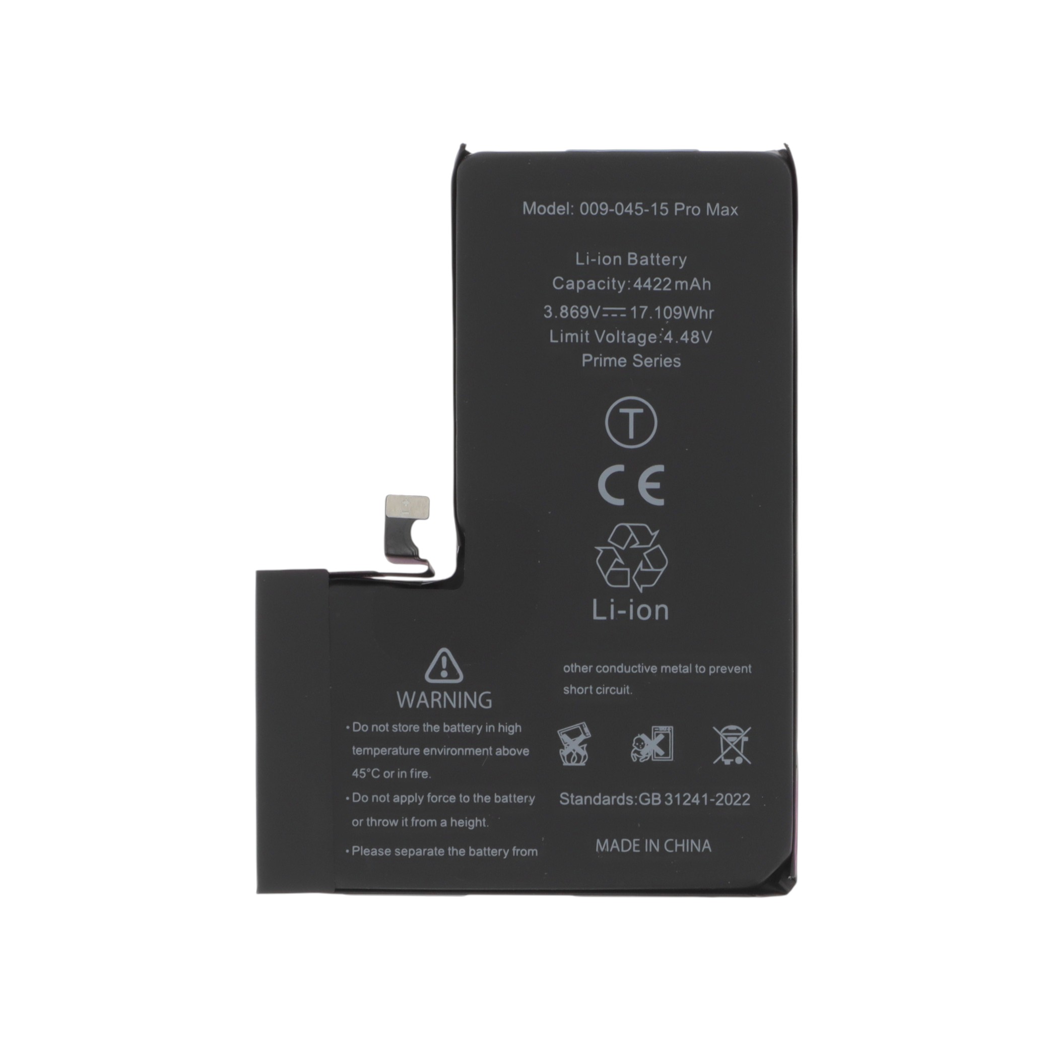 3667075219149-0000 Bateria para iPhone 15 Pro Max (Ti) - DECODE - Image 1