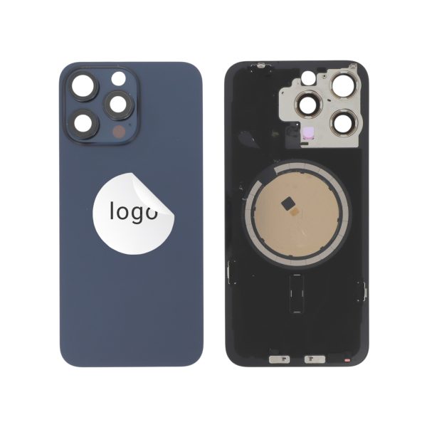 Tampa Traseira para iPhone 15 Pro Max Azul - Retirado