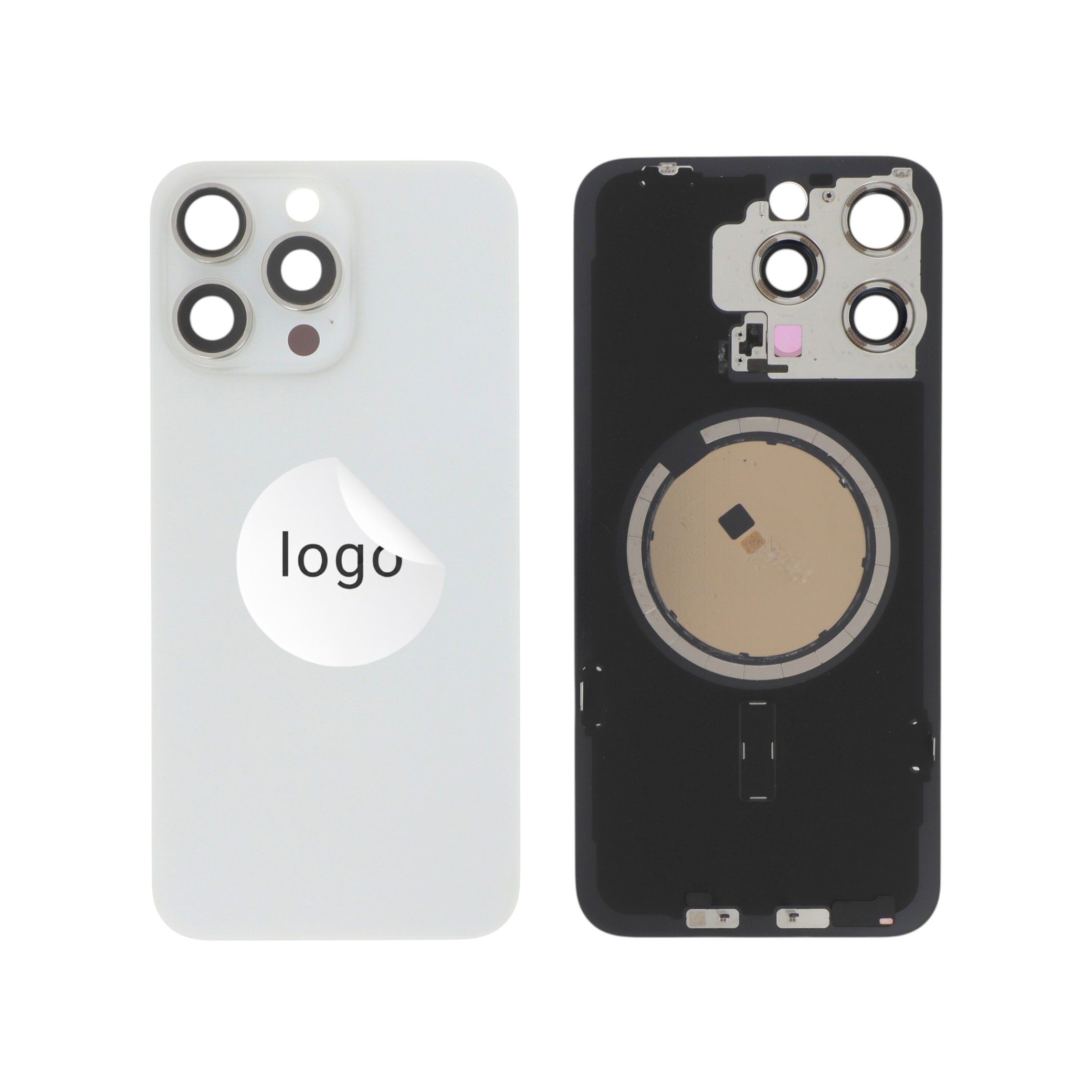 3667075223955-0011 Tampa Traseira para iPhone 15 Pro Max - Branca - Retirado - Image 1
