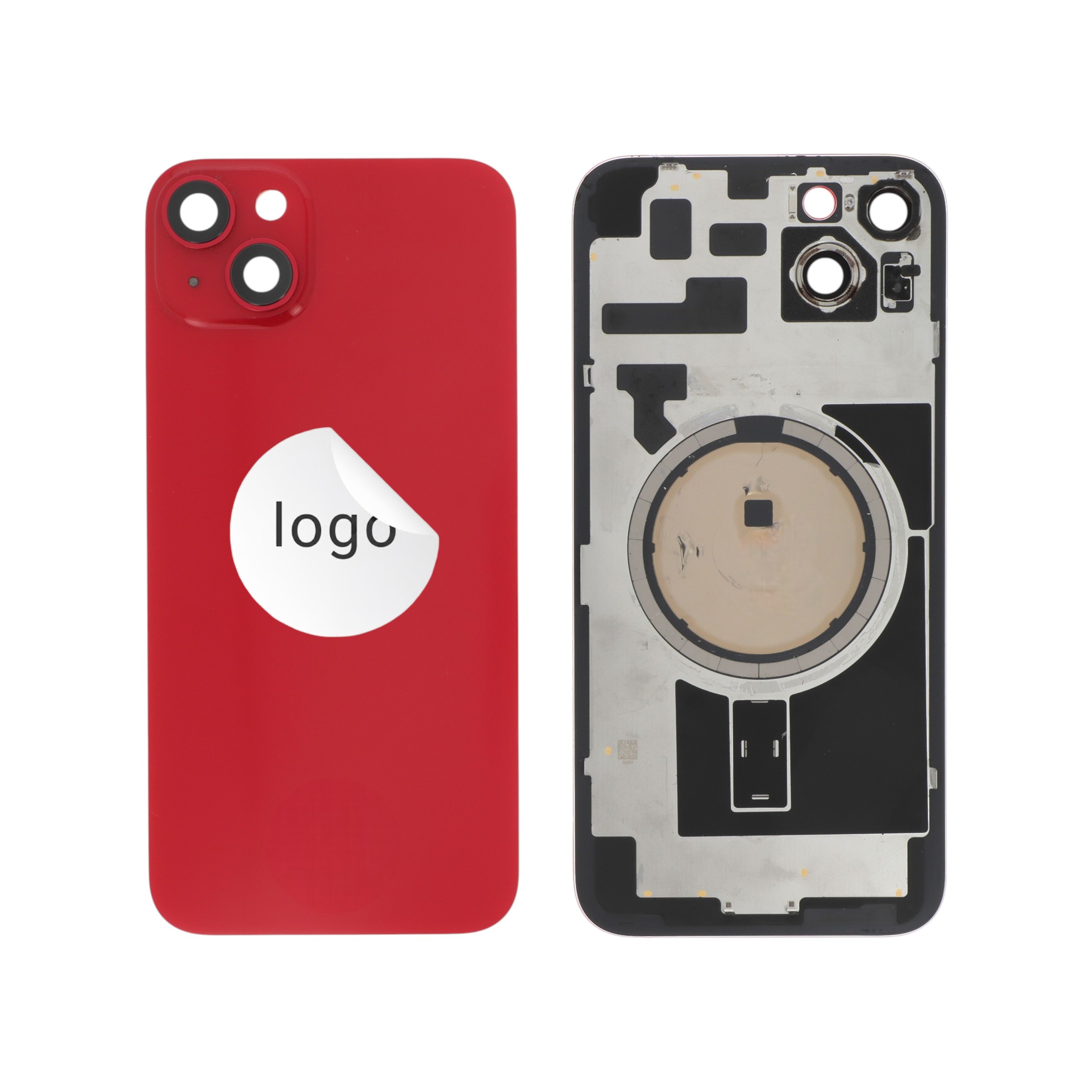 3667075224143-0011 Tampa Traseira para iPhone 14 Plus - Vermelha - Retirado - Image 1