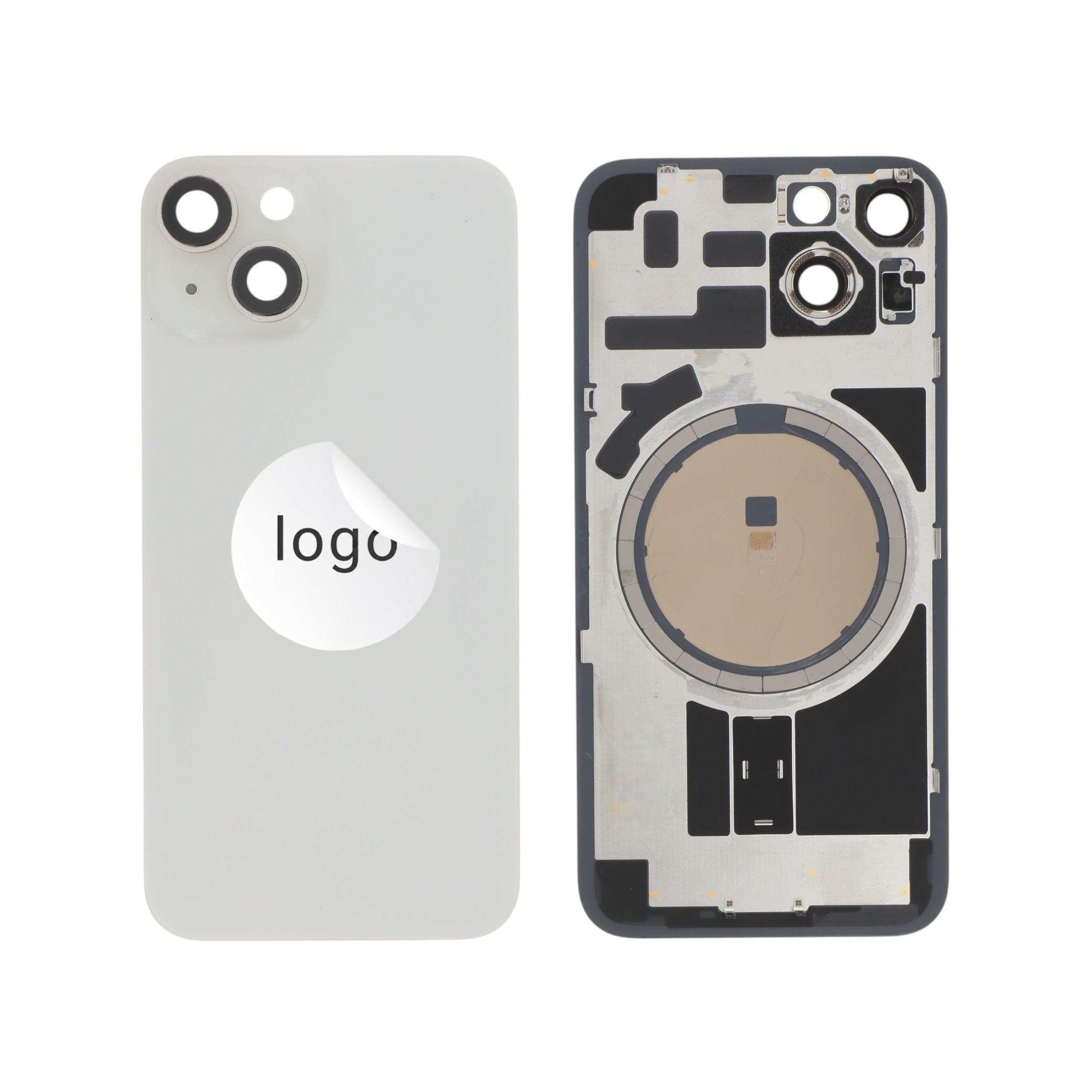 3667075224174-0011 Tampa Traseira para iPhone 14 Branca Estelar — Retirado - Image 1