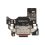 Flex do Conector de Carga para Motorola Edge 60 - OEM ReLife