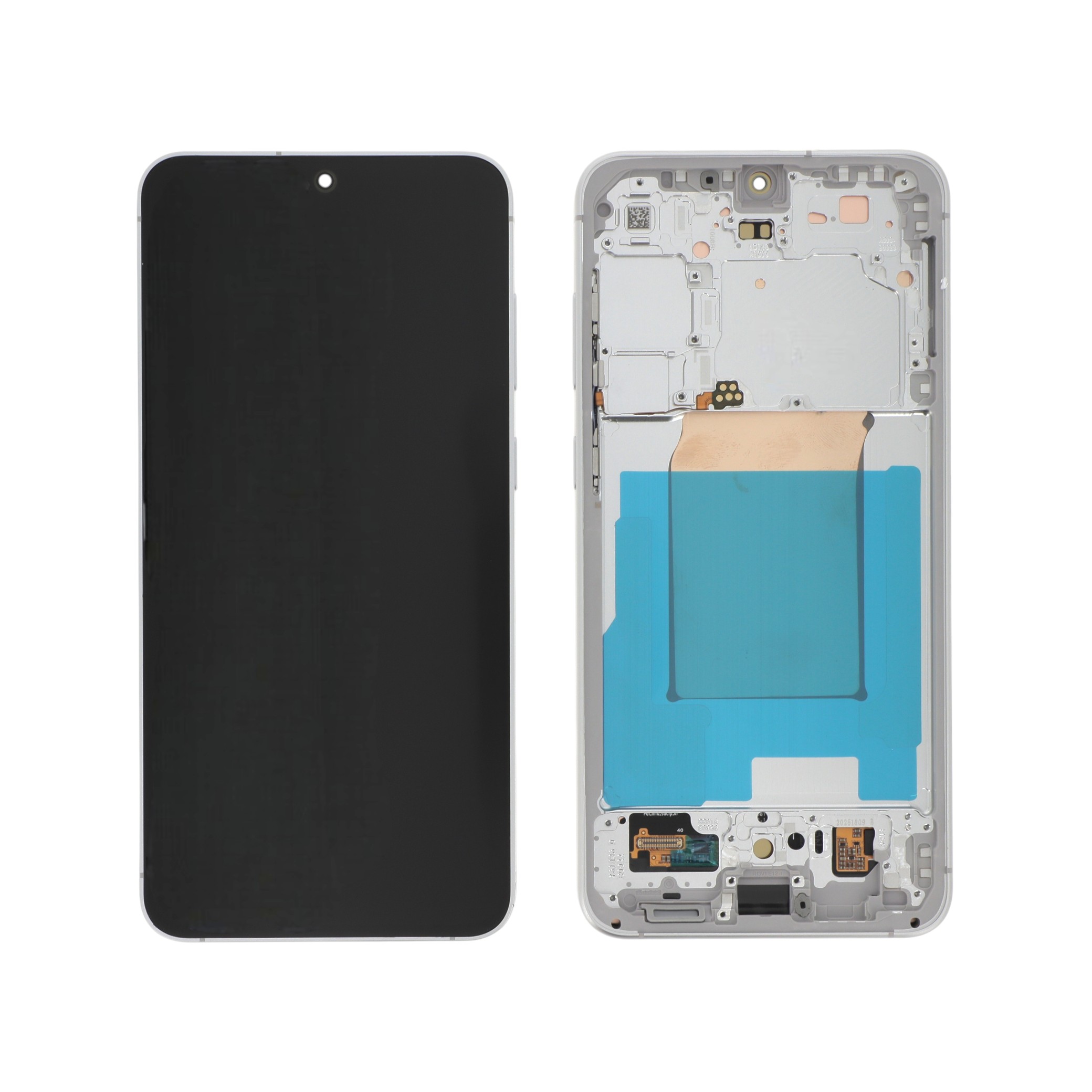 3667075231042-0000 Ecrã Display Titânio Prateado para Galaxy S25 FE (S731B) - OEM ReLife - Image 1