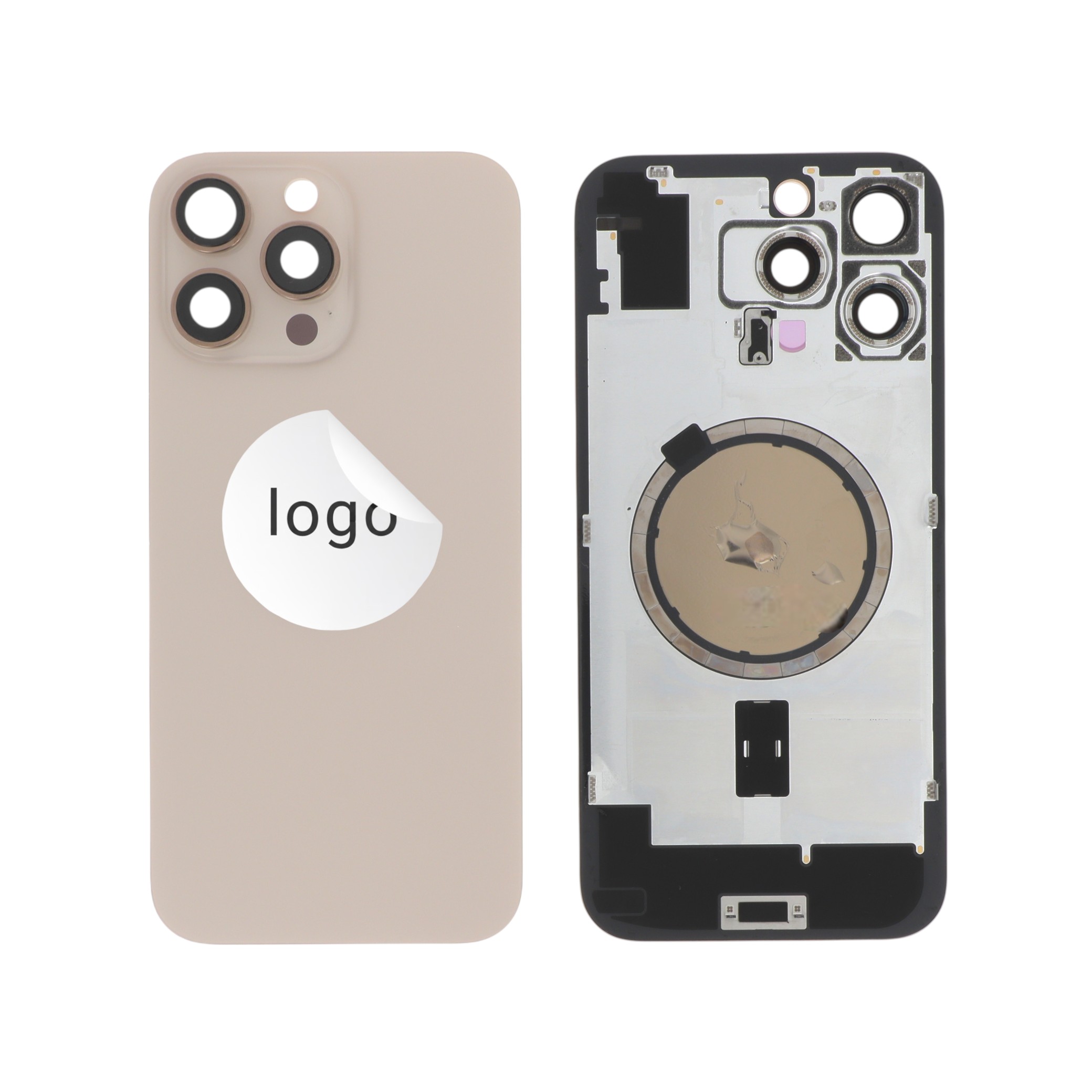 3667075247289-0000 Tampa Traseira para iPhone 16 Pro Max — Titânio Deserto Retirado (Grade A) - Image 1